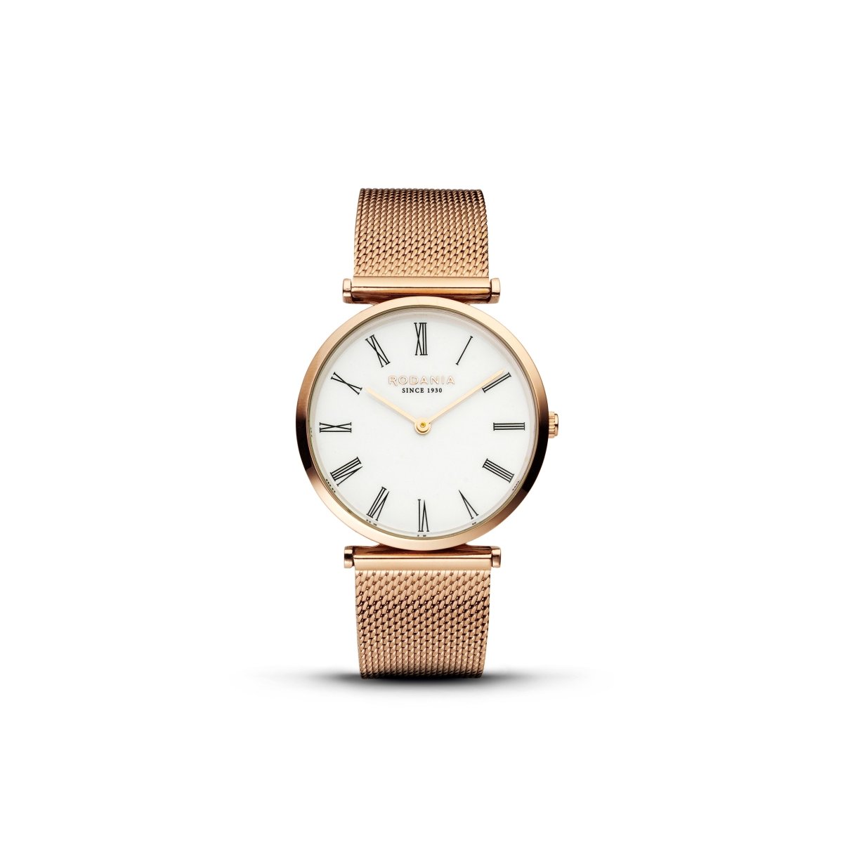 RODANIA Lugano Swiss Made Analog White Round Dial Women's Watch- R14013