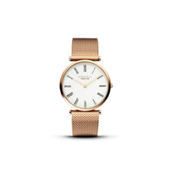 RODANIA Lugano Swiss Made Analog White Round Dial Women's Watch- R14013