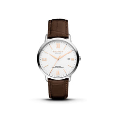 RODANIA Sion Swiss Made Analog White Round Dial Men's Watch- R15002