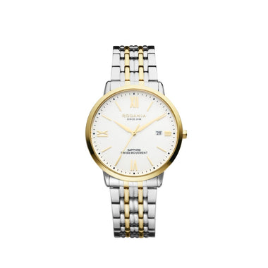 RODANIA Sion Swiss Made Analog White Round Dial Men's Watch- R15006