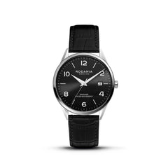 RODANIA Locarno Swiss Made Analog Black Round Dial Men's Watch- R16002