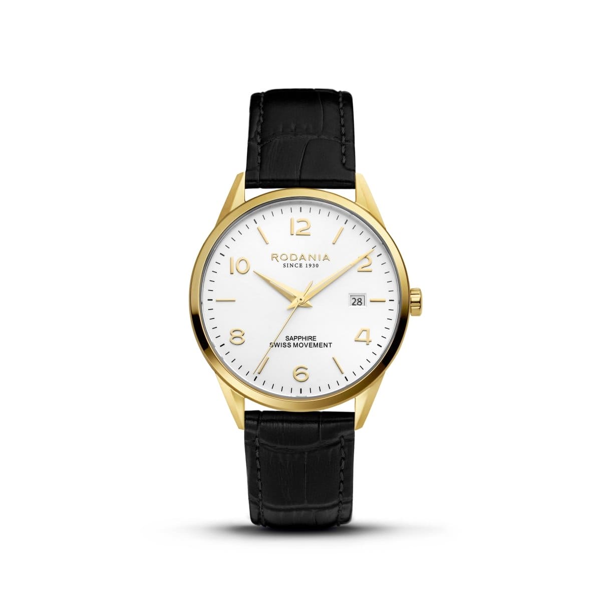 RODANIA Locarno Swiss Made Analog White Round Dial Men's Watch- R16005