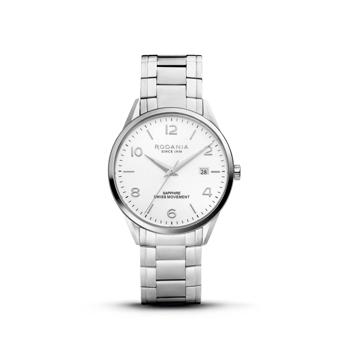 RODANIA Locarno Swiss Made Analog White Round Dial Men's Watch- R16006