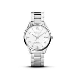 RODANIA Locarno Swiss Made Analog White Round Dial Men's Watch- R16006