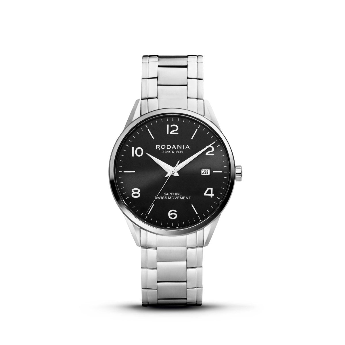 RODANIA Locarno Swiss Made Analog Black Round Dial Men's Watch- R16007