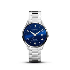 RODANIA Locarno Swiss Made Analog Blue Round Dial Men's Watch- R16008