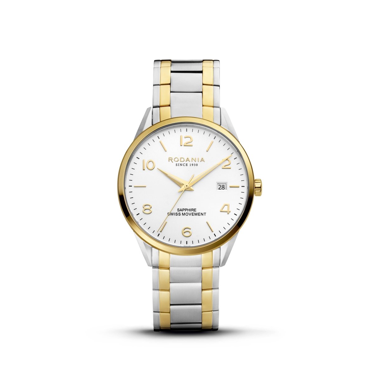 RODANIA Locarno Swiss Made Analog White Round Dial Men's Watch- R16009
