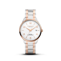 RODANIA Locarno Swiss Made Analog White Round Dial Men's Watch- R16010