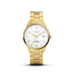 RODANIA Locarno Swiss Made Analog White Round Dial Men's Watch- R16012