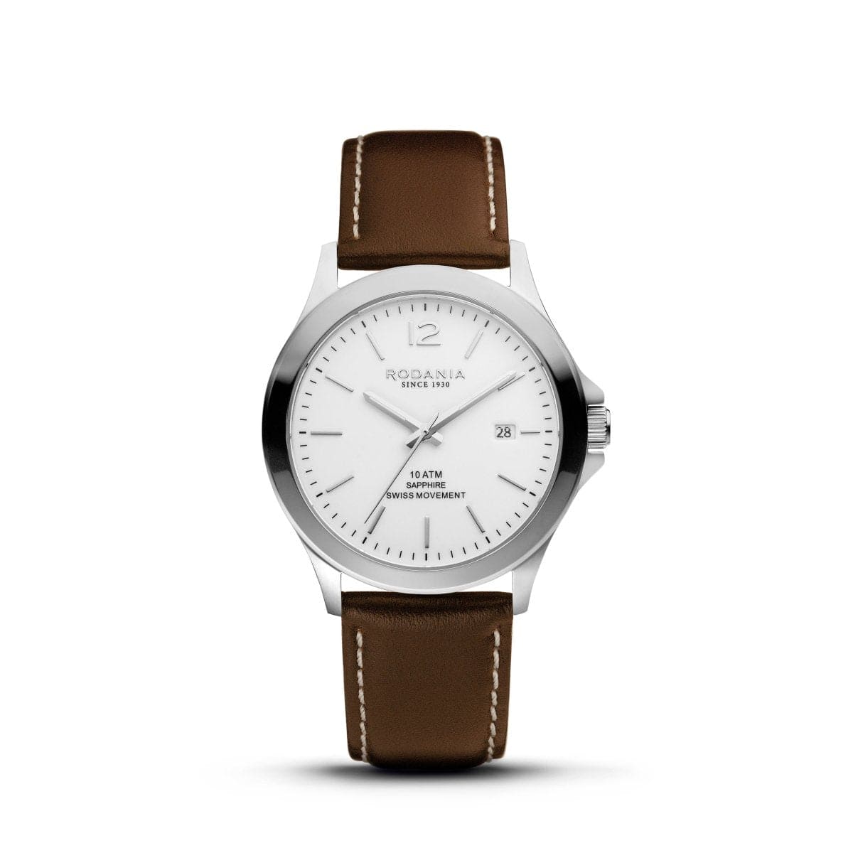 RODANIA Verbier Swiss Made Analog White Round Dial Men's Watch- R17001