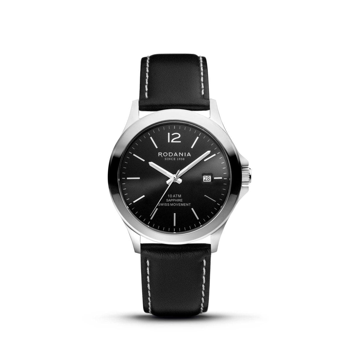 RODANIA Verbier Swiss Made Analog Black Round Dial Men's Watch- R17002