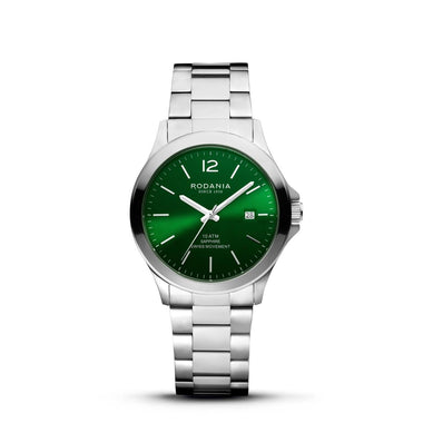 RODANIA Verbier Swiss Made Analog Green Round Dial Men's Watch- R17007