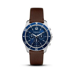 RODANIA Leman Swiss Made Multifunction Blue Round Dial Men's Watch- R18011