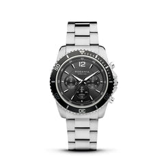 RODANIA Leman Swiss Made Multifunction Black Round Dial Men's Watch- R18012