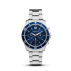 RODANIA Leman Swiss Made Multifunction Blue Round Dial Men's Watch- R18013