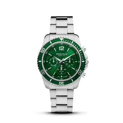 RODANIA Leman Swiss Made Multifunction Green Round Dial Men's Watch- R18014