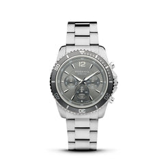 RODANIA Leman Swiss Made Multifunction Grey Round Dial Men's Watch- R18015