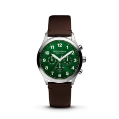 RODANIA Aigle Swiss Made Multifunction Green Round Dial Men's Watch- R19001