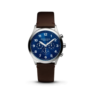 RODANIA Aigle Swiss Made Multifunction Blue Round Dial Men's Watch- R19003