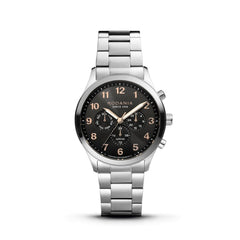 RODANIA Aigle Swiss Made Multifunction Grey Round Dial Men's Watch- R19007