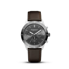 RODANIA Alpine Swiss Made Multifunction Grey Round Dial Men's Watch- R20001