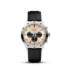 RODANIA Alpine Swiss Made Multifunction Beige Round Dial Men's Watch- R20004