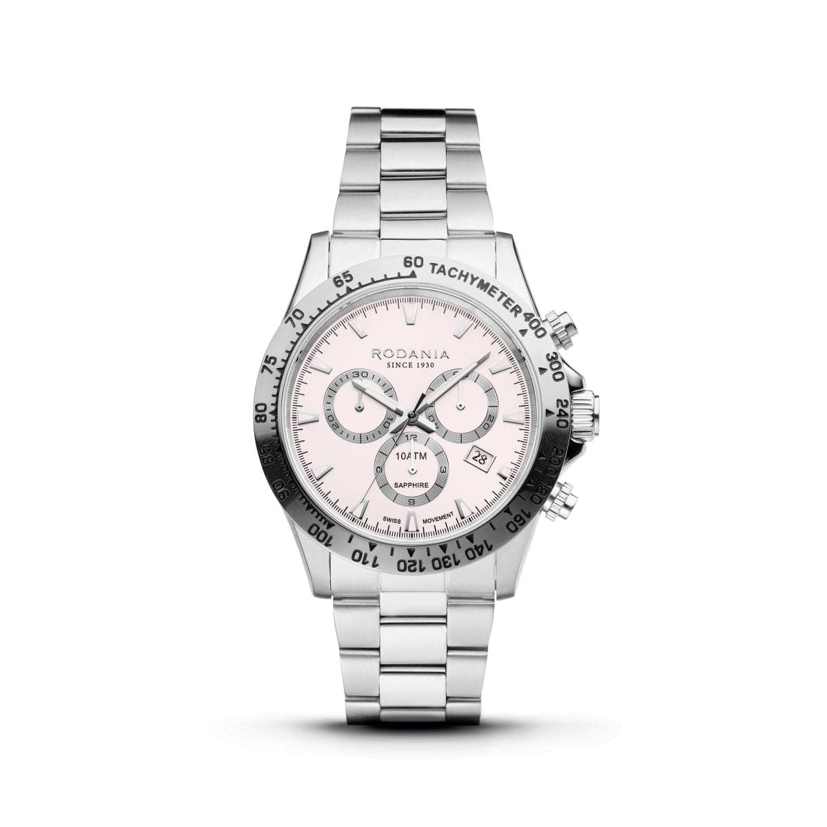 RODANIA Davos Swiss Made Chronograph Rose Gold Round Dial Men's Watch- R21001