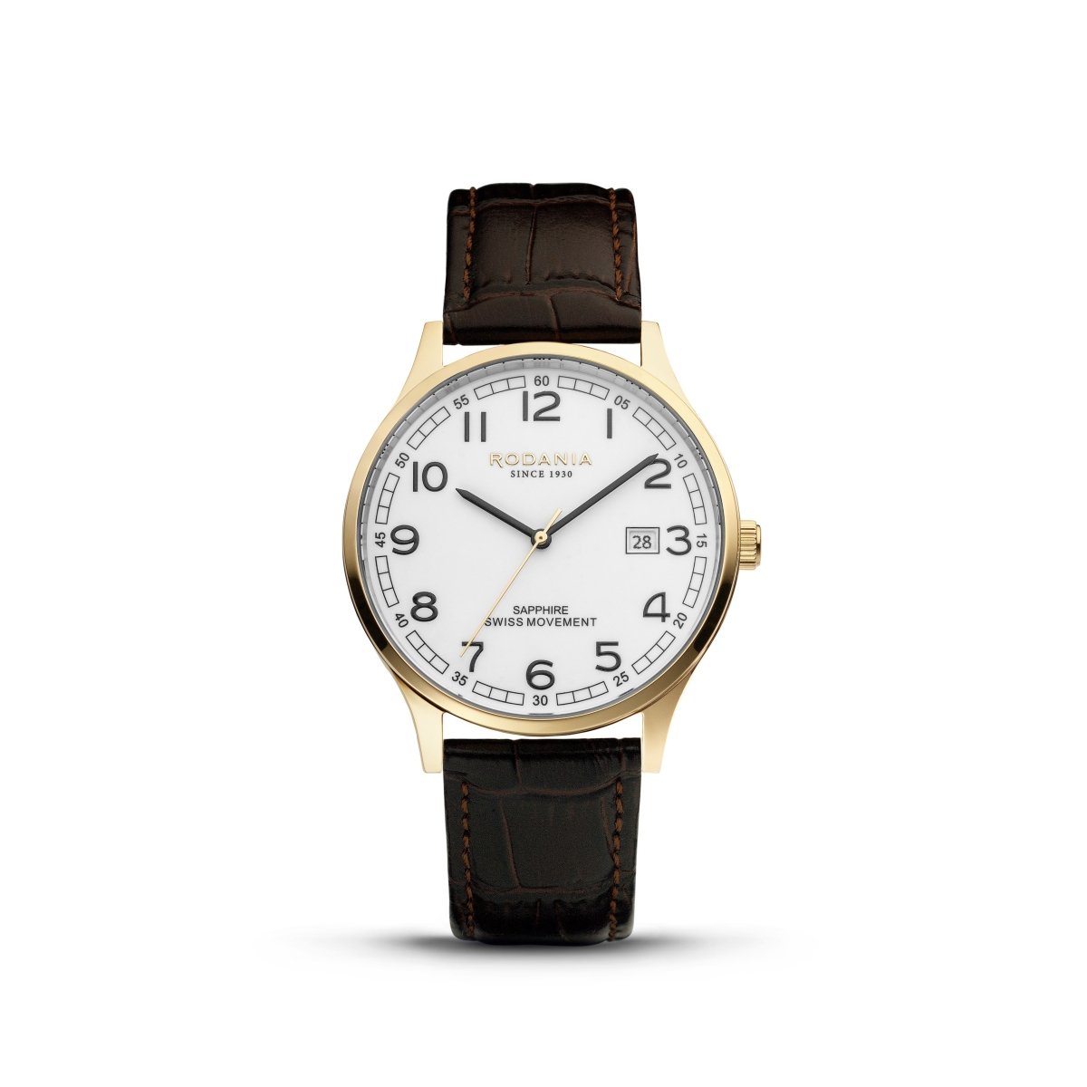 RODANIA Nyon Swiss Made Analog White Round Dial Men's Watch- R22002