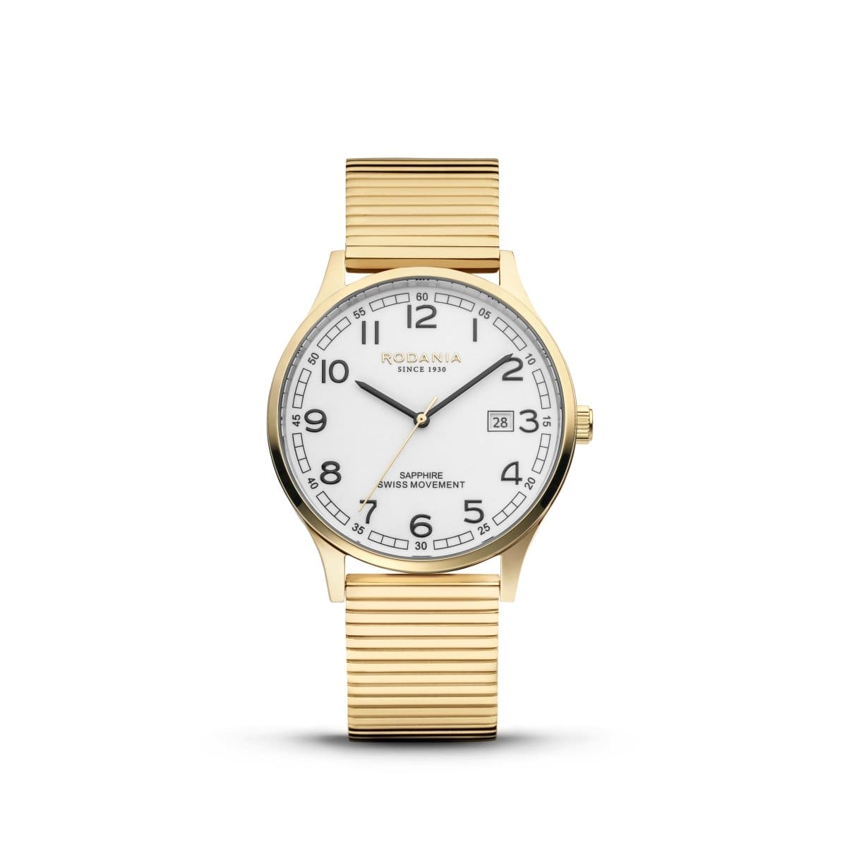 RODANIA Nyon Fixo Swiss Made Analog White Round Dial Men's Watch- R22008