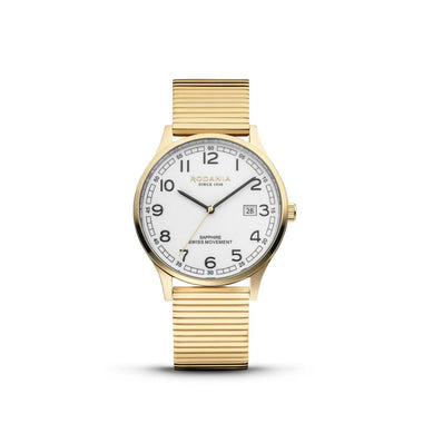 RODANIA Nyon Fixo Swiss Made Analog White Round Dial Men's Watch- R22008