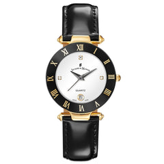 JACQUES DU MANOIR Coupole Classic Swiss Made Analogue White Round Dial Women's Watch- RC.25