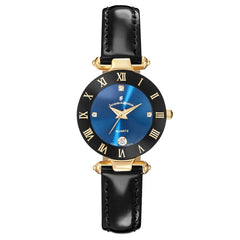 JACQUES DU MANOIR Coupole Classic Swiss Made Analogue Blue Round Dial Women's Watch- RC.38