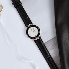 JACQUES DU MANOIR Coupole Classic Swiss Made Analogue Silver Round Dial Women's Watch- RC.41