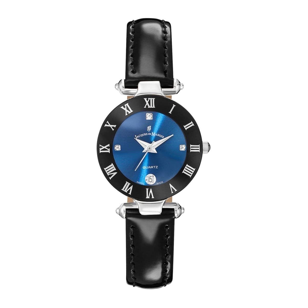 JACQUES DU MANOIR Coupole Classic Swiss Made Analogue Blue Round Dial Women's Watch- RC.48