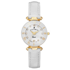 JACQUES DU MANOIR Coupole Fashion Swiss Made Analogue White Round Dial Women's Watch- RC.72