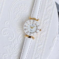 JACQUES DU MANOIR Coupole Fashion Swiss Made Analogue White Round Dial Women's Watch- RC.72