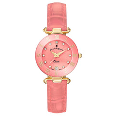 JACQUES DU MANOIR Coupole Fashion Swiss Made Analogue Pink Round Dial Women's Watch- RC.74