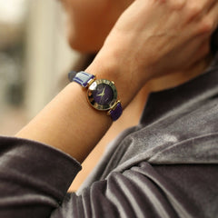 JACQUES DU MANOIR Coupole Classic Swiss Made Analogue Blue Round Dial Women's Watch- RCJ.03