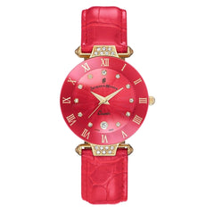 JACQUES DU MANOIR Coupole Fashion Swiss Made Analogue Pink Round Dial Women's Watch- RCP.101