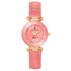 JACQUES DU MANOIR Coupole Fashion Swiss Made Analogue Pink Round Dial Women's Watch- RCP.74