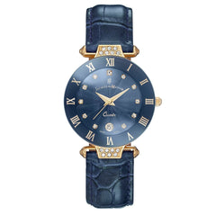 JACQUES DU MANOIR Coupole Fashion Swiss Made Analogue Blue Round Dial Women's Watch- RCP.79