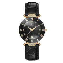 JACQUES DU MANOIR Coupole Fashion Swiss Made Analogue Black Round Dial Women's Watch- RCP.87