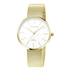 Strand By Obaku Sunset Quartz Silver Round Dial Women's Watch - S700LXGIMG