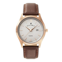 JACQUES DU MANOIR Skyline Swiss Made Analogue Silver Round Dial Men's Watch- SEB.01