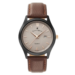 JACQUES DU MANOIR Skyline Swiss Made Analogue Rose Gold Round Dial Men's Watch- SEB.04