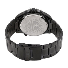 SWISS MILITARY NAVIGATOR PRO Chronograph Black Round Dial Men's Watch - SM10080XSB.02M-SET