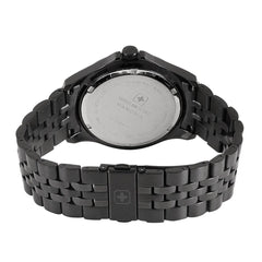 SWISS MILITARY FLAGSHIP Analogue Black Round Dial Men's Watch - SM10100MSBA02.02MA