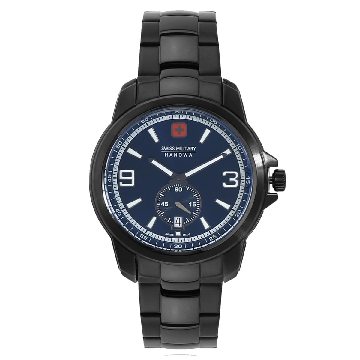 SWISS MILITARY CAPTURE Analogue Blue Round Dial Men's Watch - SM14008JSB.H03MS