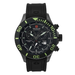SWISS MILITARY IMMERSION Chronograph Black Round Dial Men's Watch - SM14221XSBBK.H02S
