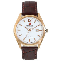 SWISS MILITARY AERONAUTICA Analogue Light White Round Dial Men's Watch - SM14390JSGDB.H14